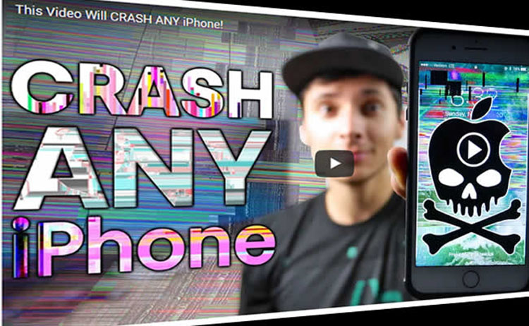 Убить iPhone с помощью видео вполне реально iphone crash video