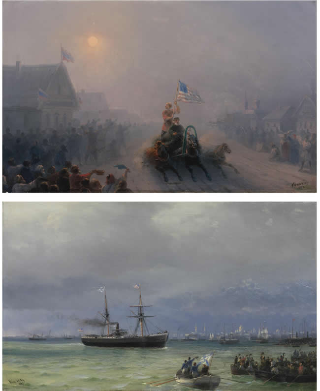 Эти картины Айвазовского категорически запрещены к показу в России Aivazovsky Pictures